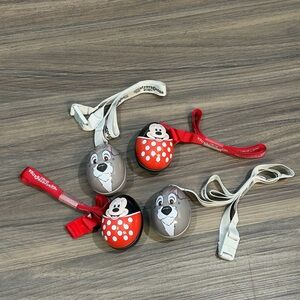 Set Of 4 2020 Disney Parks Easter Eggstravaganza Metal Egg Lanyards Minnie Tramp